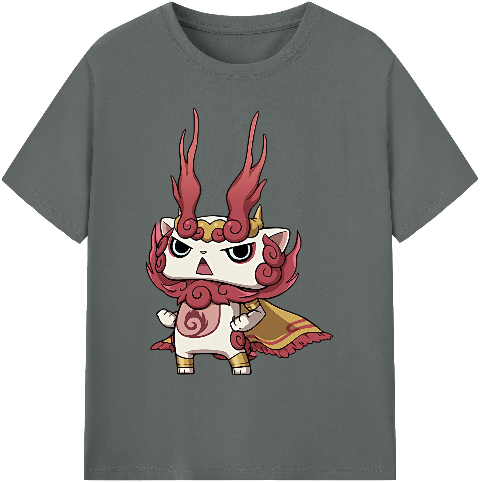 （画像用） 妖怪ウォッチ Yo-kai Watch 綿100％ メンズ半袖Tシャツ｜肌触りやわらか＆通気性
